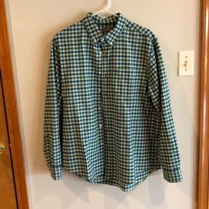 Men’s LL Bean plaid button down